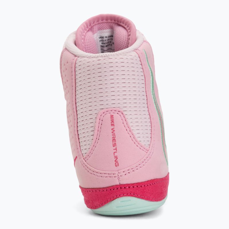 Zápasnické boty Nike Inflict 4 pink foam/desert pink/pink rise/rrtic green 6