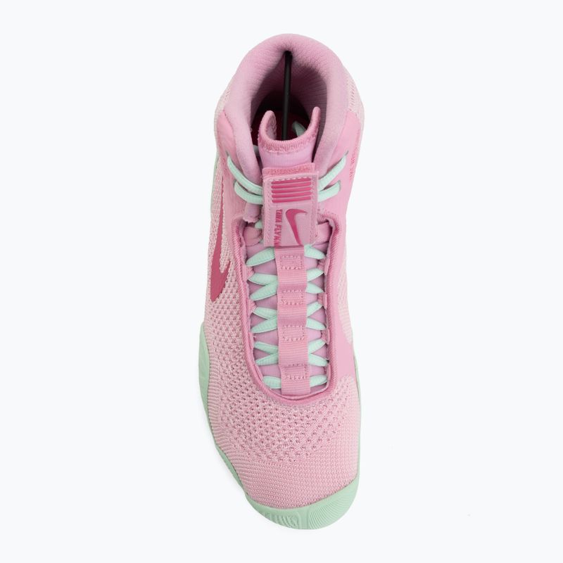 Zápasnické boty Nike Tawa pink foam/pink rise/arctic green/desert pink 5