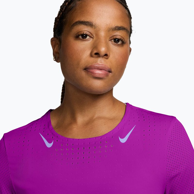 Dámské běžecké tričko Nike AeroSwift Dri-Fit ADV vivid purple/purple pulse 3