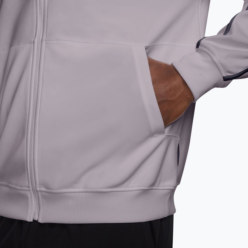 Pánská tenisová mikina Nike Court Heritage silver lilac/gridiron 3