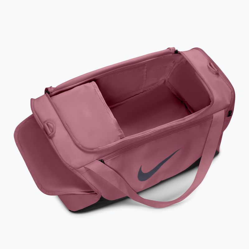 Tréninková taška Nike Brasilia 40 l pink smoke/black/gridiron 5