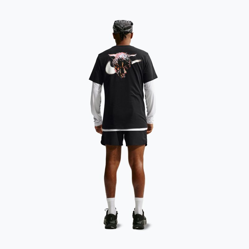 Pánské běžecké tričko Nike Dri-Fit Graphic black/white 2