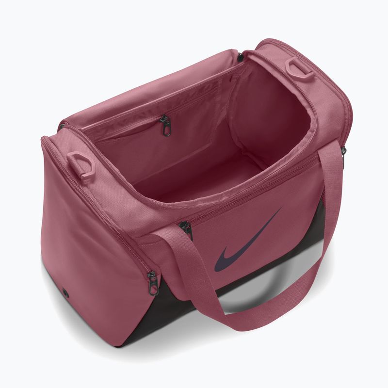 Tréninková taška Nike Brasilia Duffel Extra Small 24 l pink smoke/black/gridiron 4