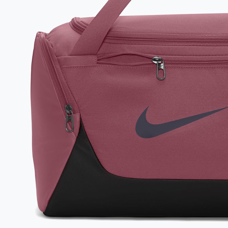 Tréninková taška Nike Brasilia Duffel Extra Small 24 l pink smoke/black/gridiron 6