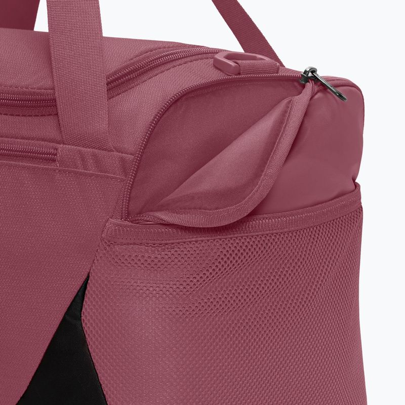 Tréninková taška Nike Brasilia Duffel Extra Small 24 l pink smoke/black/gridiron 8