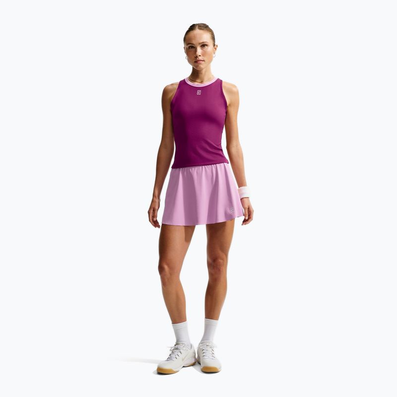 Tenisová sukně Nike Court Advantage orchid/white 2