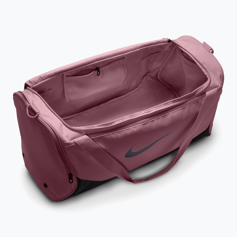 Tréninková taška Nike Brasilia 60 l pink smoke/black/gridiron 4