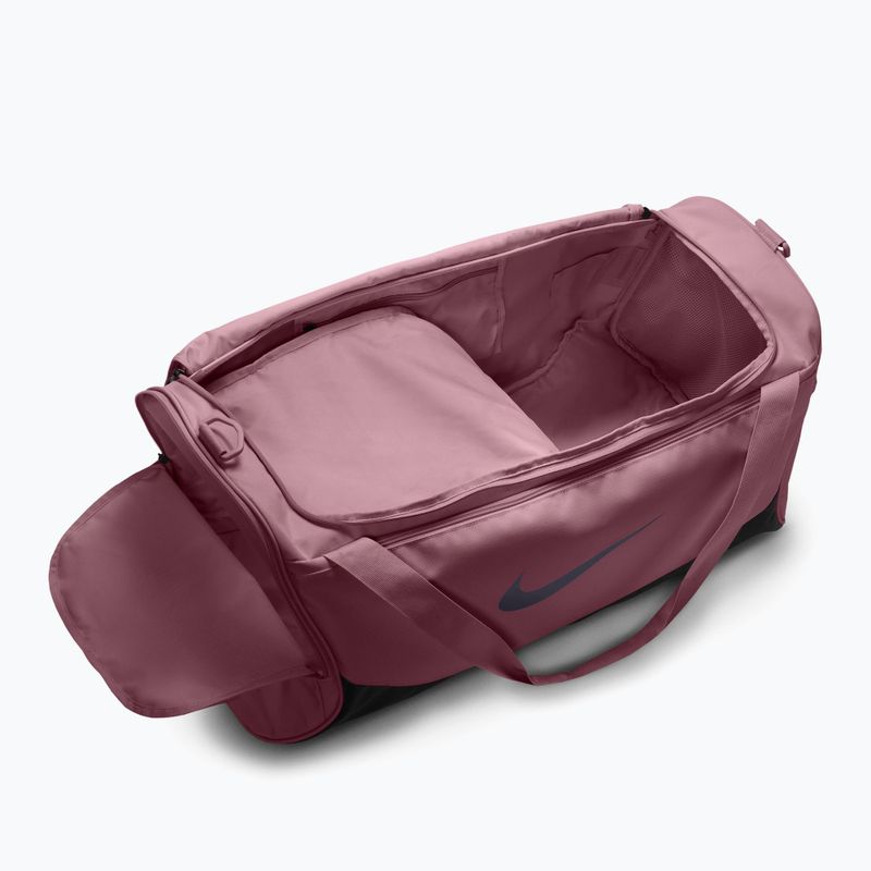 Tréninková taška Nike Brasilia 60 l pink smoke/black/gridiron 5