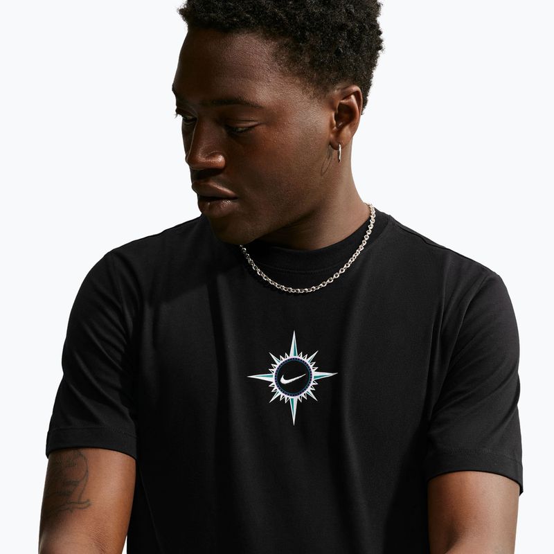 Pánské běžecké tričko Nike Dri-Fit Graphic black/action grape 4