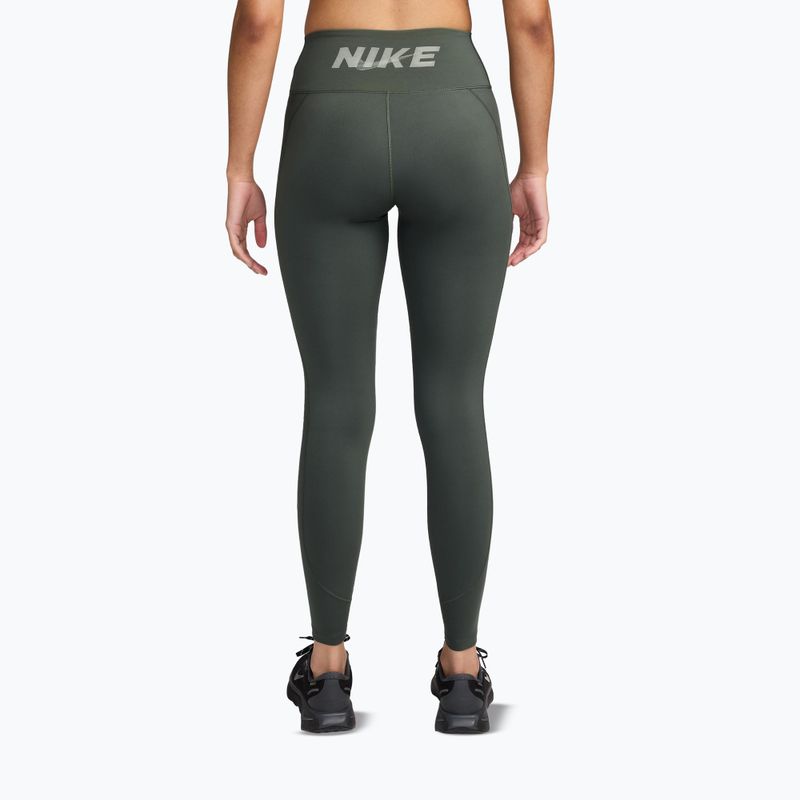 Dámské legíny Nike One camo green/camo green/jade horizon/white 2
