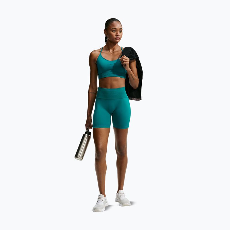 Dámské šortky Nike Pro Seamless High-Waisted Biker 5" bright spruce 2