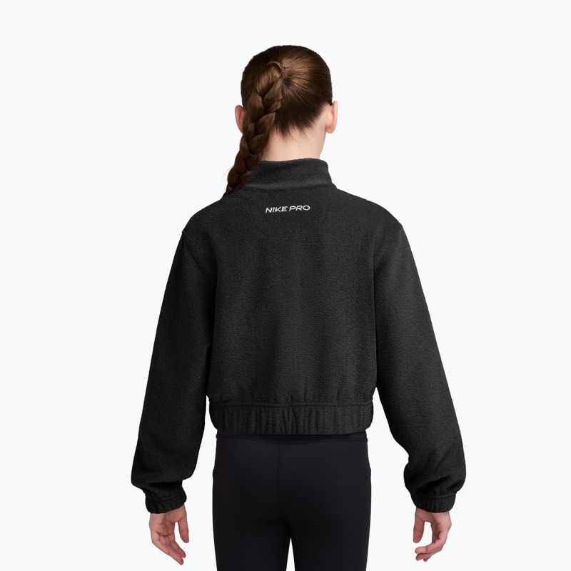Dětská mikina Nike Pro Therma-FIT Full-Zip black/white 2