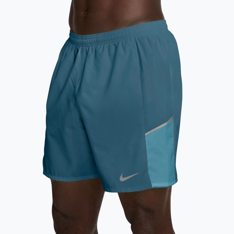 Pánské šortky Nike Miler Dri-Fit 7" smokey blue/cerulean 3