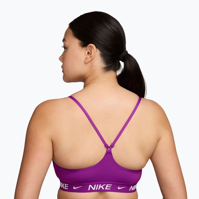 Dámská sportovní podprsenka Nike Dri-Fit Indy Light Support vivid purple 2