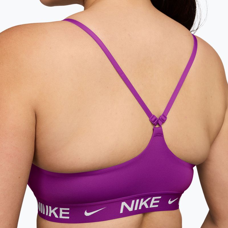 Dámská sportovní podprsenka Nike Dri-Fit Indy Light Support vivid purple 3