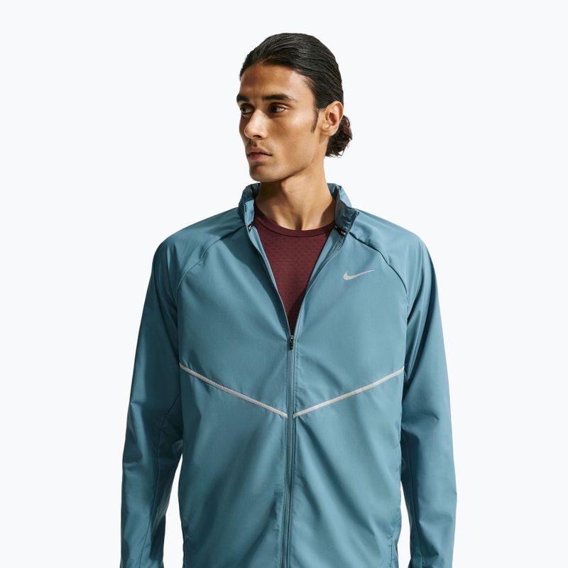 Pánská běžecká bunda Nike Miler Repel UV smokey blue/smokey blue 4