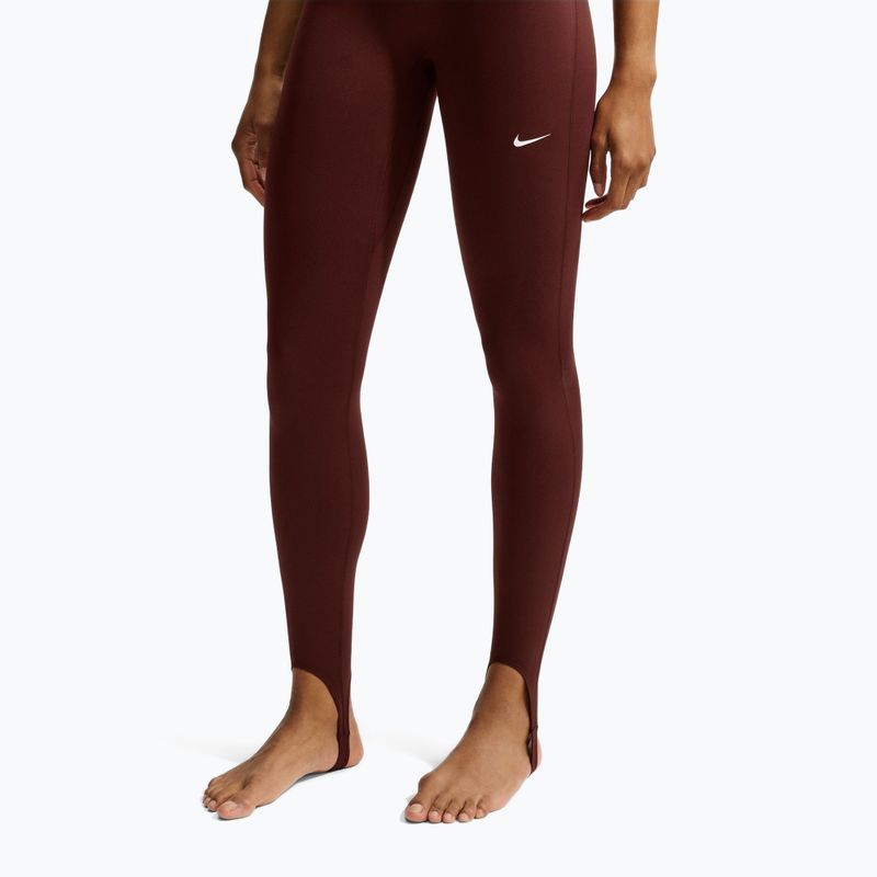 Dámské tréninkové legíny Nike One mystic dates/white 4