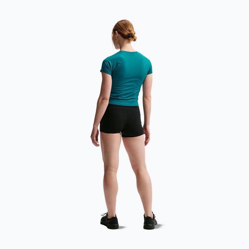 Dámské tréninkové tričko Nike Pro Seamless Dri-Fit SS bright spruce 3