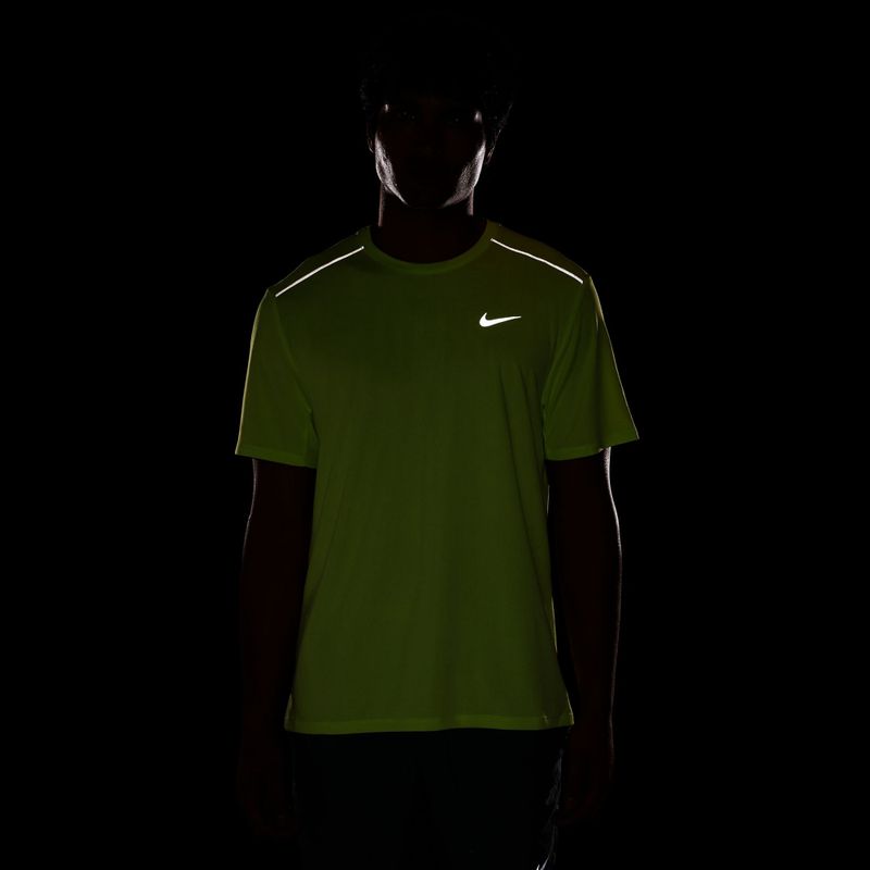 Pánské běžecké tričko Nike Miler Dri-Fit UV light lemon twist 4