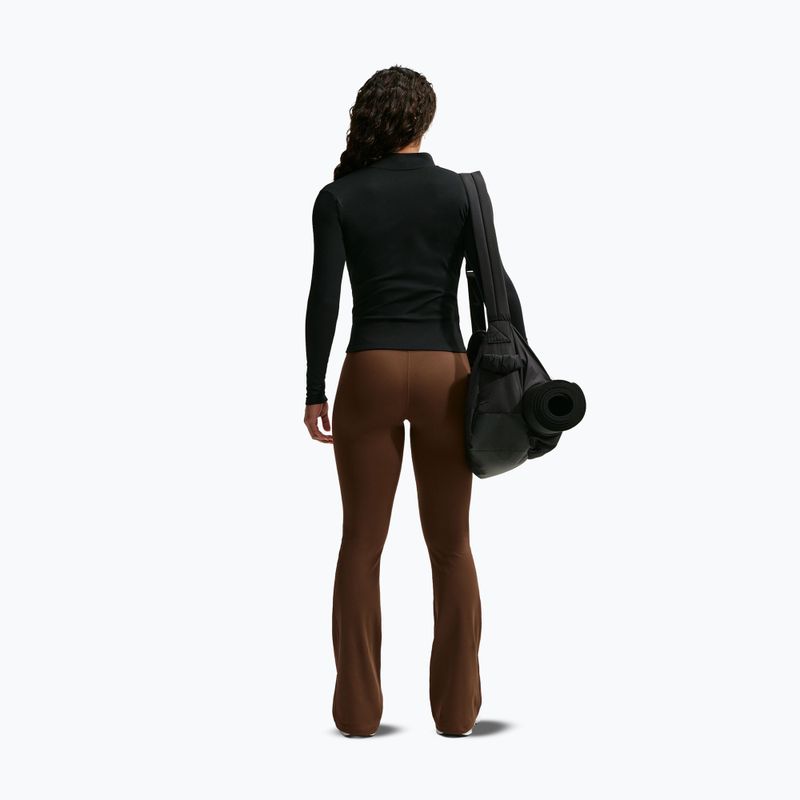 Dámské legíny Nike One High Waisted Flared cacao wow/white 3