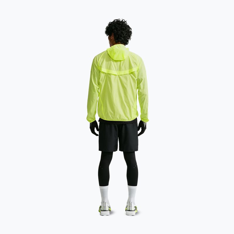 Pánská běžecká bunda Nike Stride Repel UV light lemon twist 3