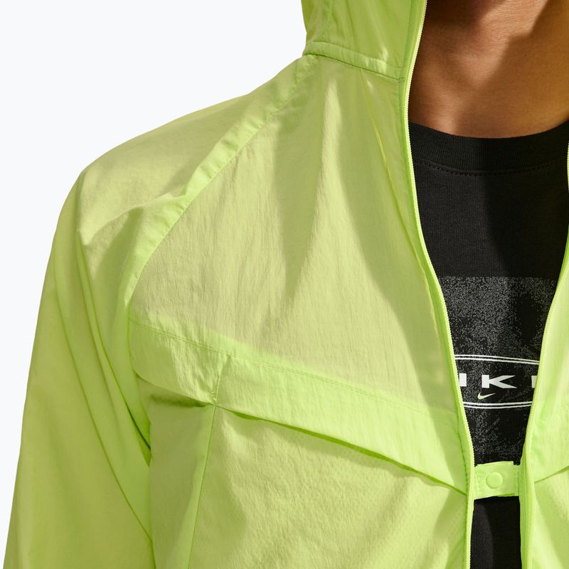Pánská běžecká bunda Nike Stride Repel UV light lemon twist 8