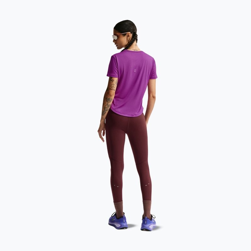 Dámské běžecké legíny Nike Tempo Swoosh Run High-Waisted 7/8 mystic dates/white 3