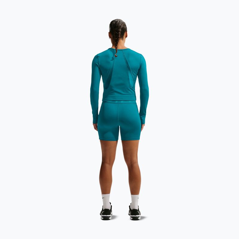 Dámské tréninkové tričko Longsleeve Nike Pro Sculpt bright spruce/bright spruce 3