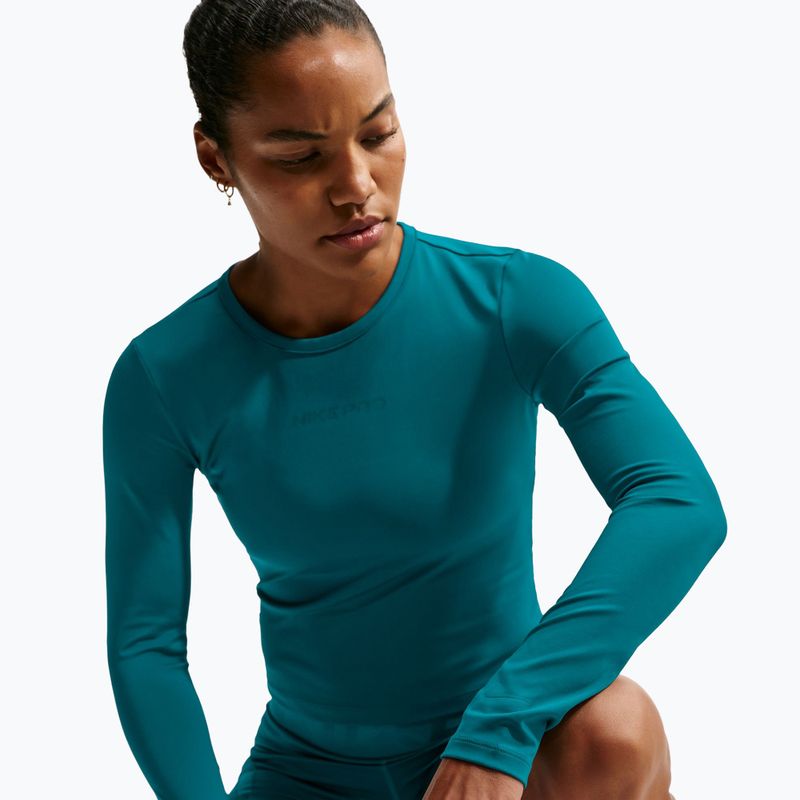 Dámské tréninkové tričko Longsleeve Nike Pro Sculpt bright spruce/bright spruce 4