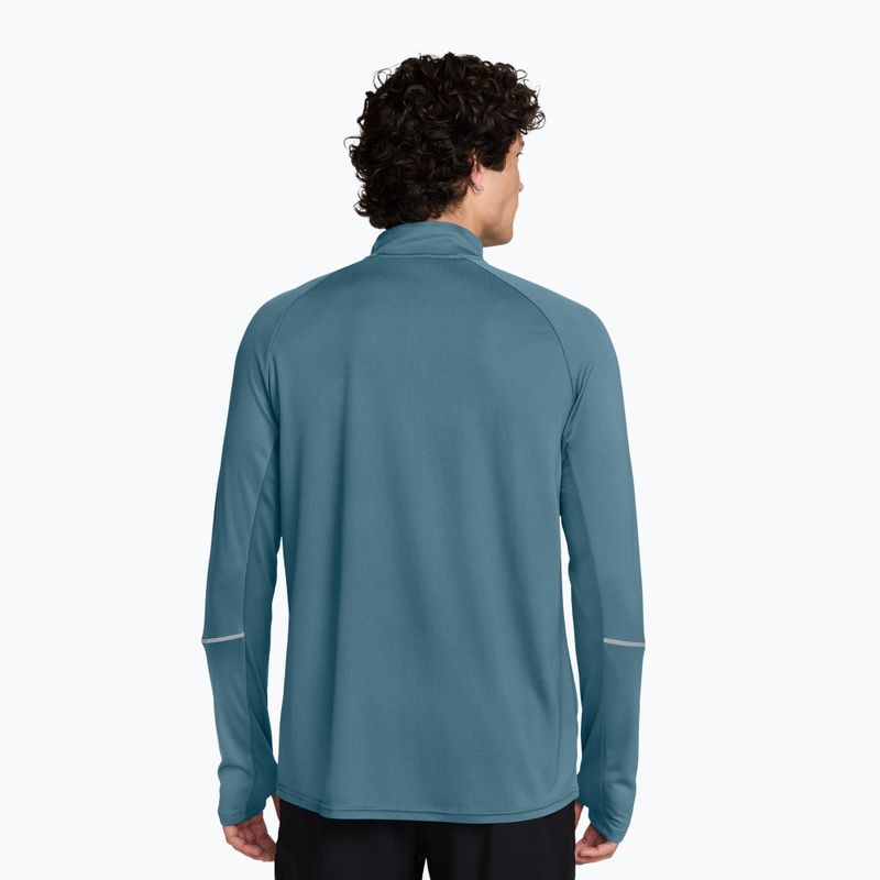 Pánská běžecká mikina Nike Miler Dri-Fit UV 1/2 Zip smokey blue 2