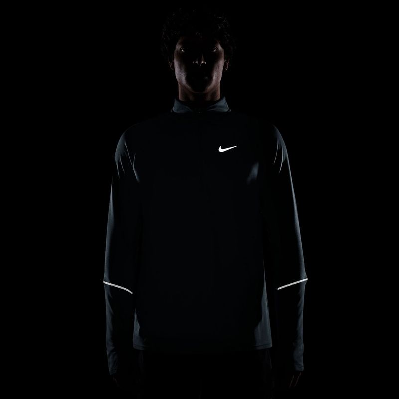 Pánská běžecká mikina Nike Miler Dri-Fit UV 1/2 Zip smokey blue 4