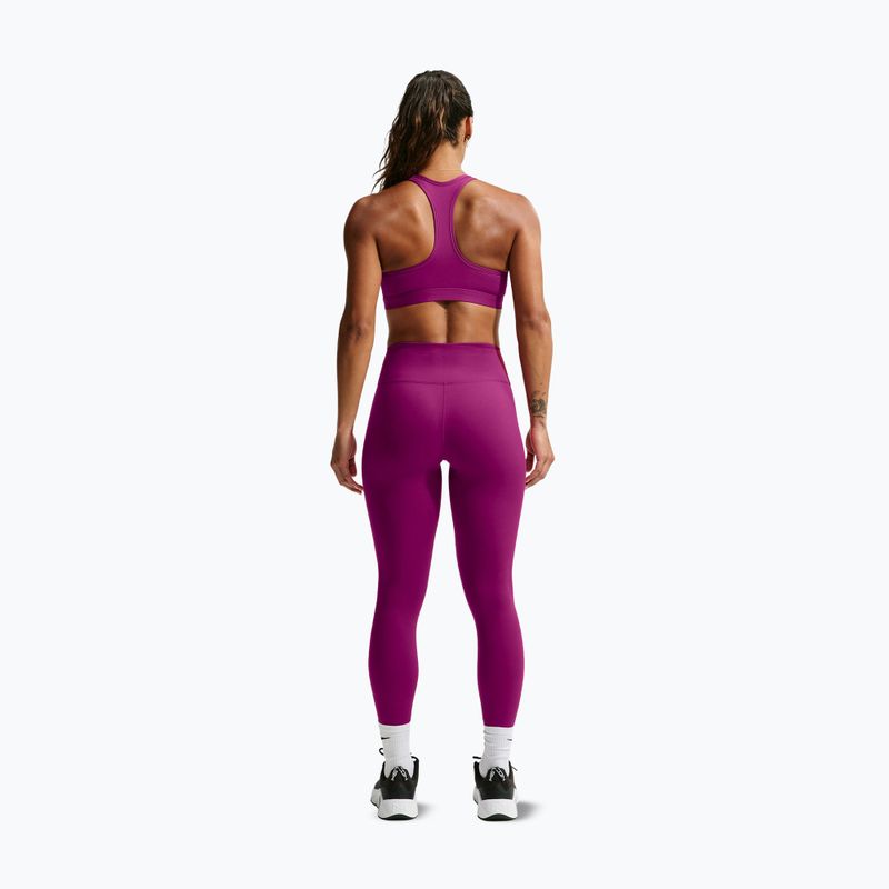 Dámská sportovní podprsenka Nike Swoosh Medium Support true berry/white 3