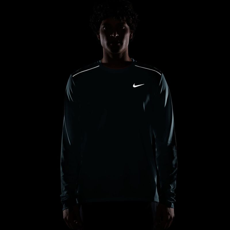 Pánské běžecké tričko Longsleeve Nike Miler Dri-Fit UV smokey blue 7