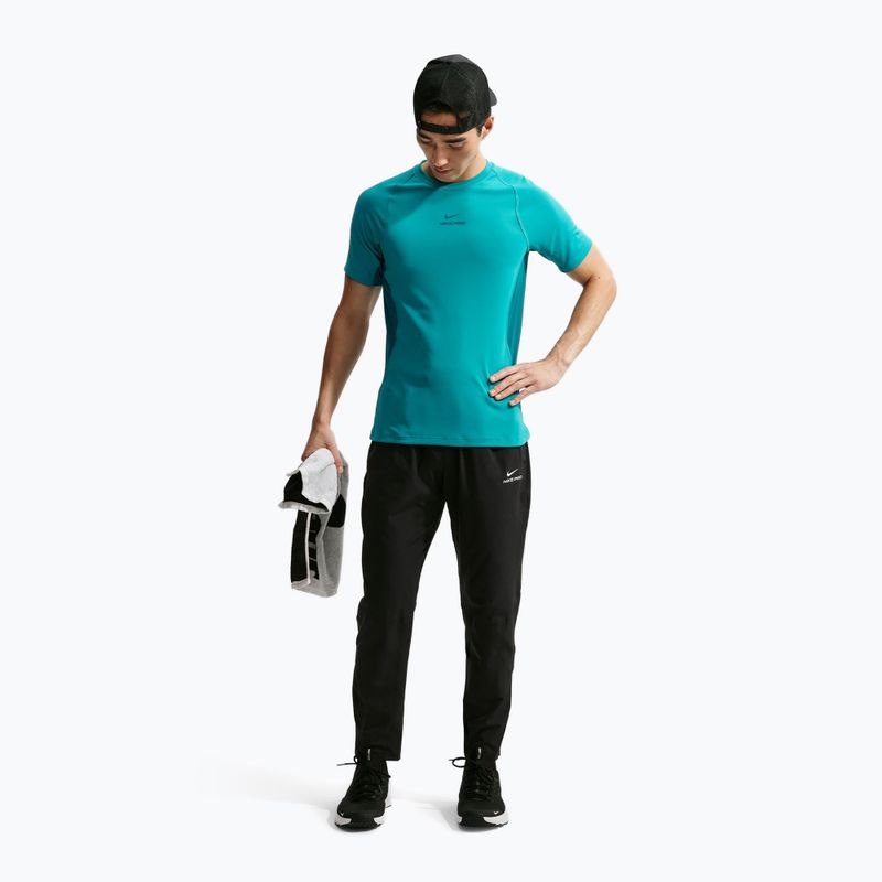 Pánské tréninkové tričko Nike Pro Training Dri-Fit energy/bright spruce/bright spruce 2