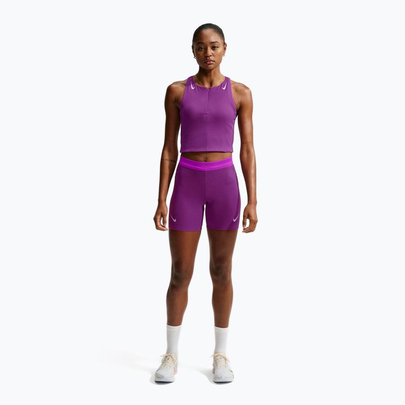Dámské běžecké tričko Nike AeroSwift vivid purple/purple pulse 2