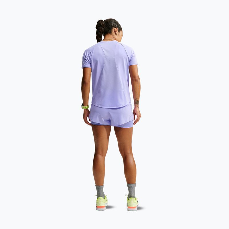 Dámské běžecké šortky Nike Swift Mid-Rise 2in1 purple pulse 3