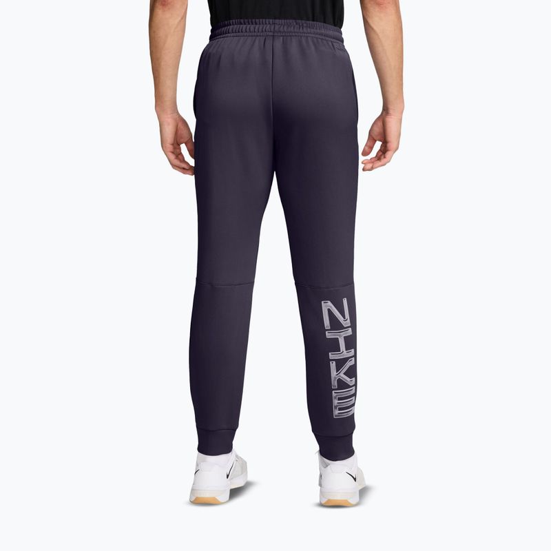 Pánské kalhoty Nike Flex Dri-Fit UV Fleece purple dynasty/white 2