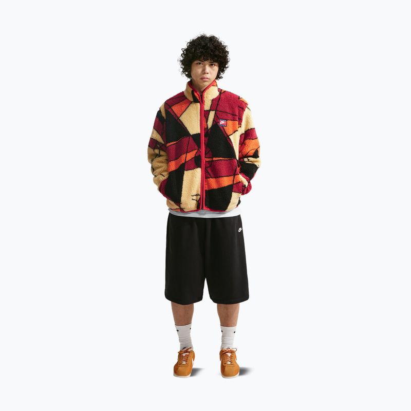 Pánská bunda Nike Club Winterized Full-Zip university red/soft yellow/black 2