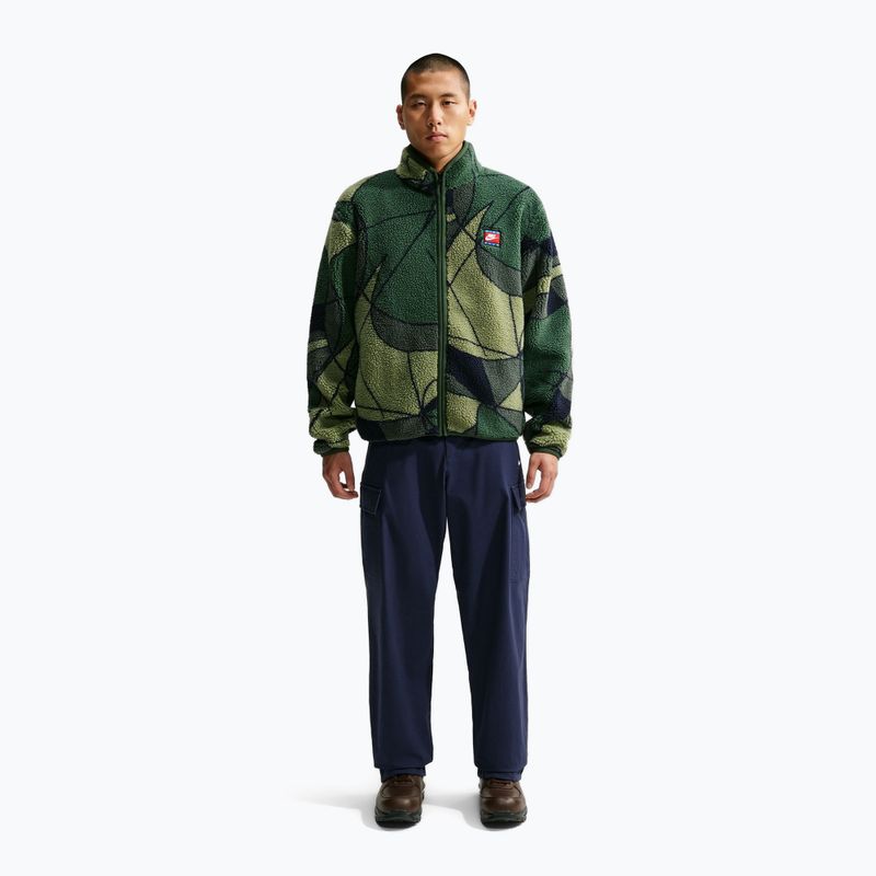 Pánská bunda Nike Club Winterized Full-Zip fir/light smoke grey 2