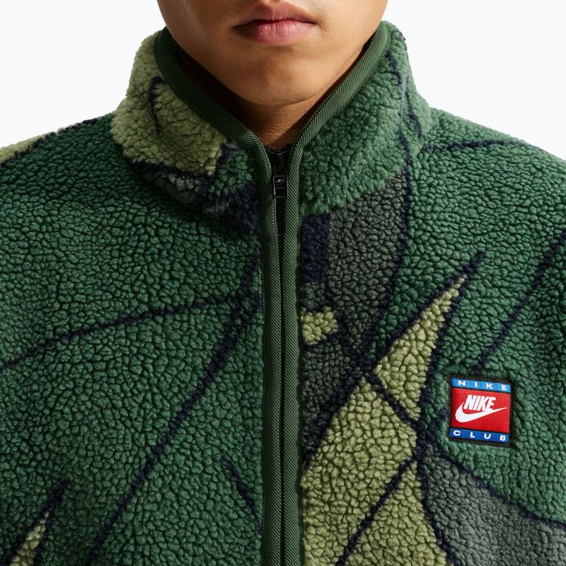 Pánská bunda Nike Club Winterized Full-Zip fir/light smoke grey 5