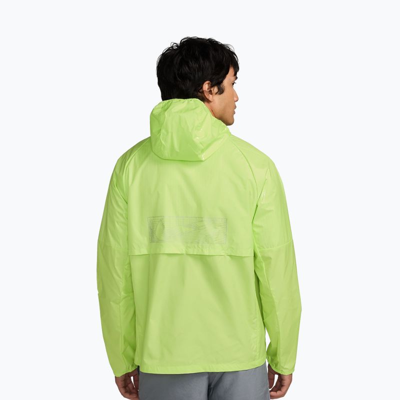 Pánská běžecká bunda Nike Miler Therma-Fit Repel Winterized light lemon twist/black 2