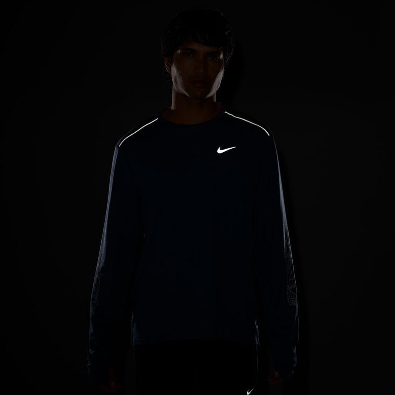 Pánské běžecké tričko Longsleeve Nike Miler new slate 4
