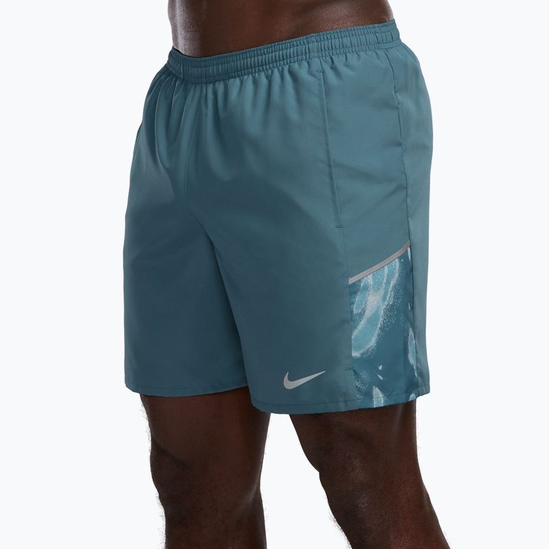 Pánské běžecké šortky Nike Miler smokey blue/cerulean 3