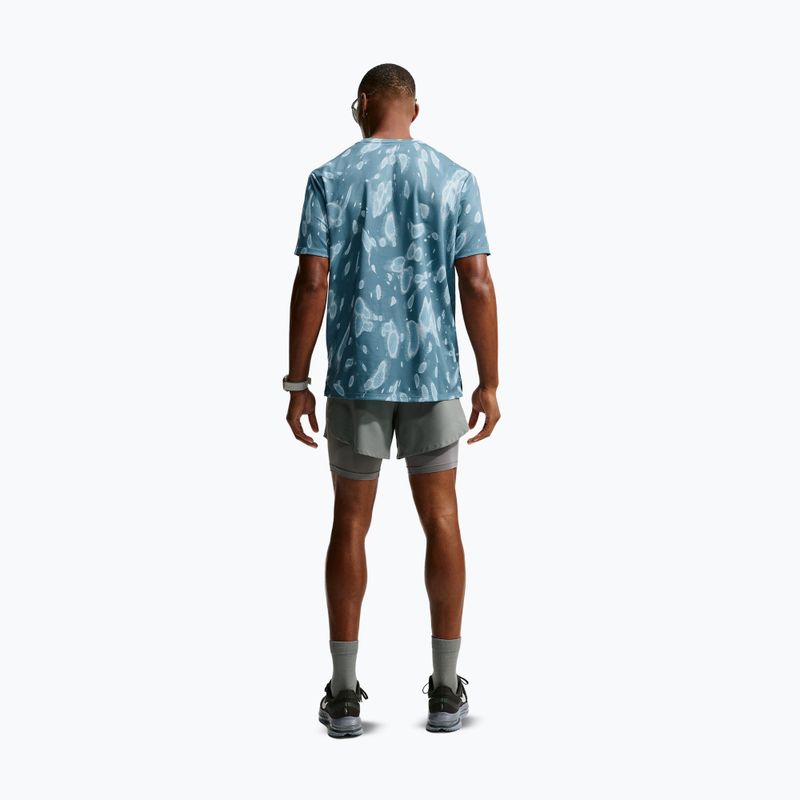 Pánské běžecké tričko Nike Miler Dri-Fit UV smokey blue 3