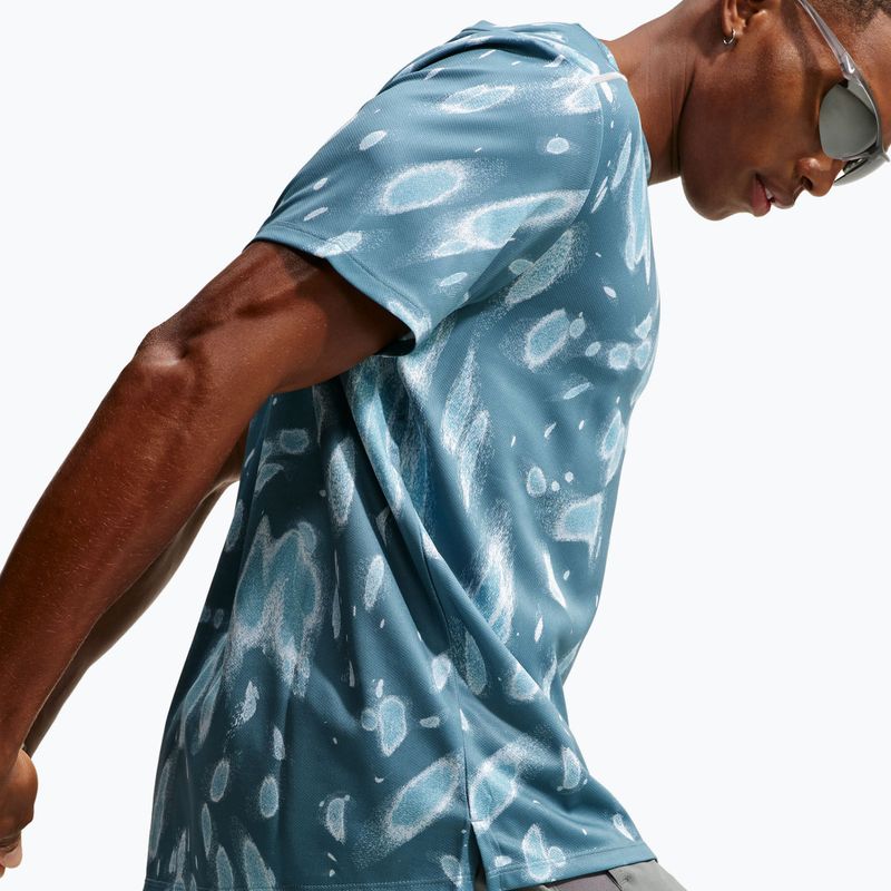 Pánské běžecké tričko Nike Miler Dri-Fit UV smokey blue 5