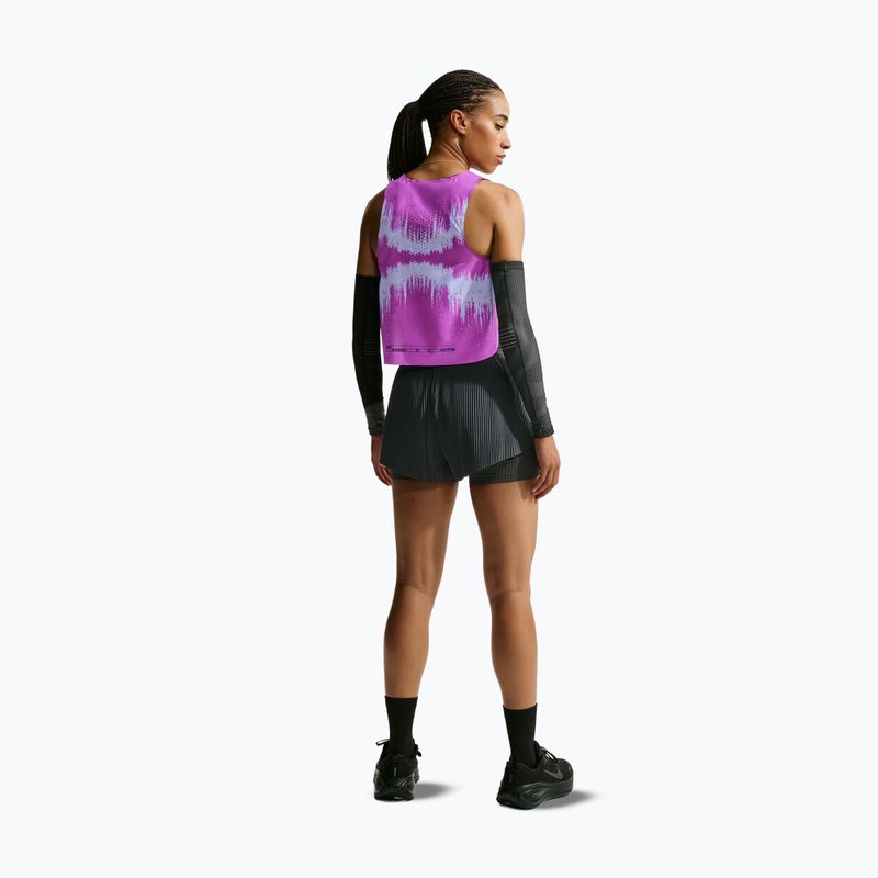 Dámské běžecké tričko Nike AeroSwift vivid purple/purple dynasty 3