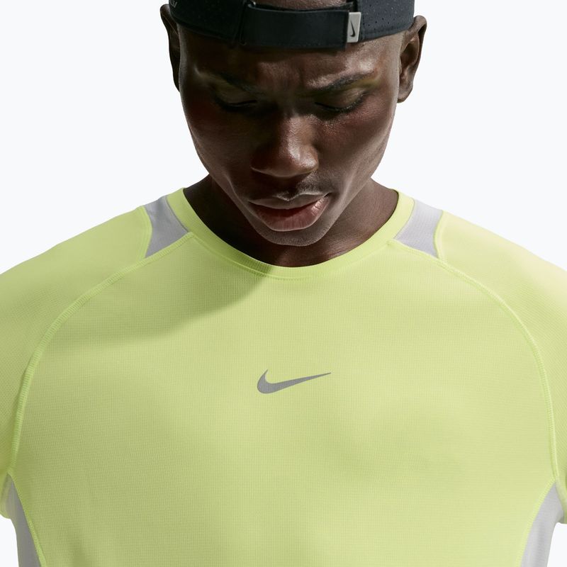 Pánské běžecké tričko Longsleeve Nike Stride light lemon twist/grey fog 5