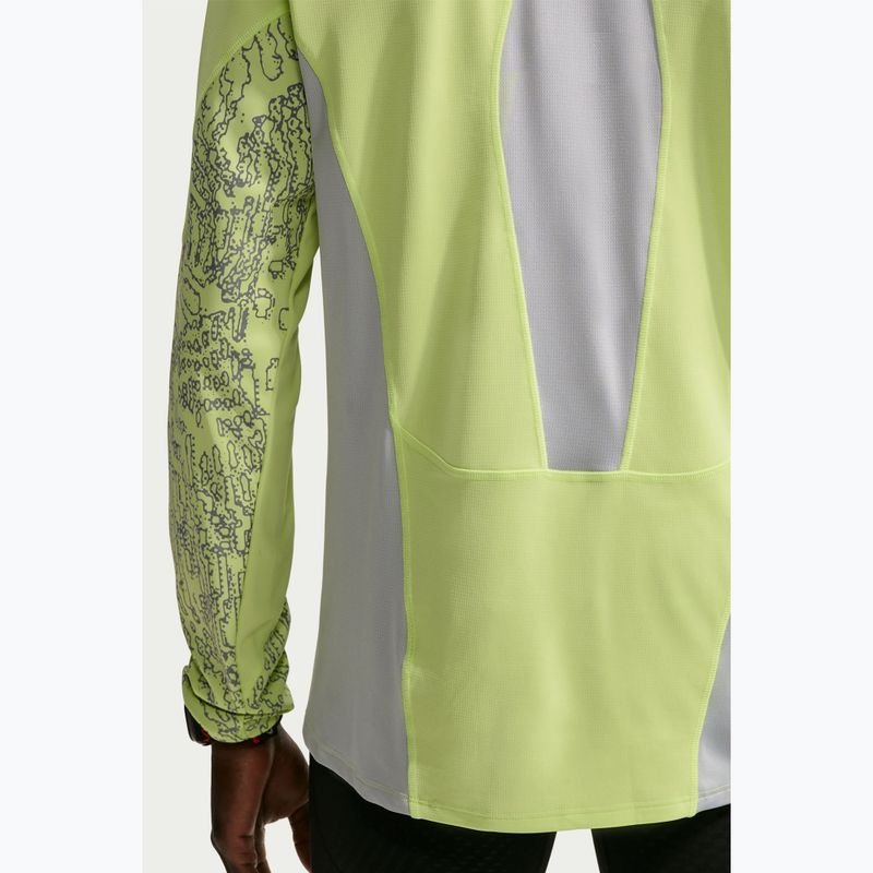 Pánské běžecké tričko Longsleeve Nike Stride light lemon twist/grey fog 6