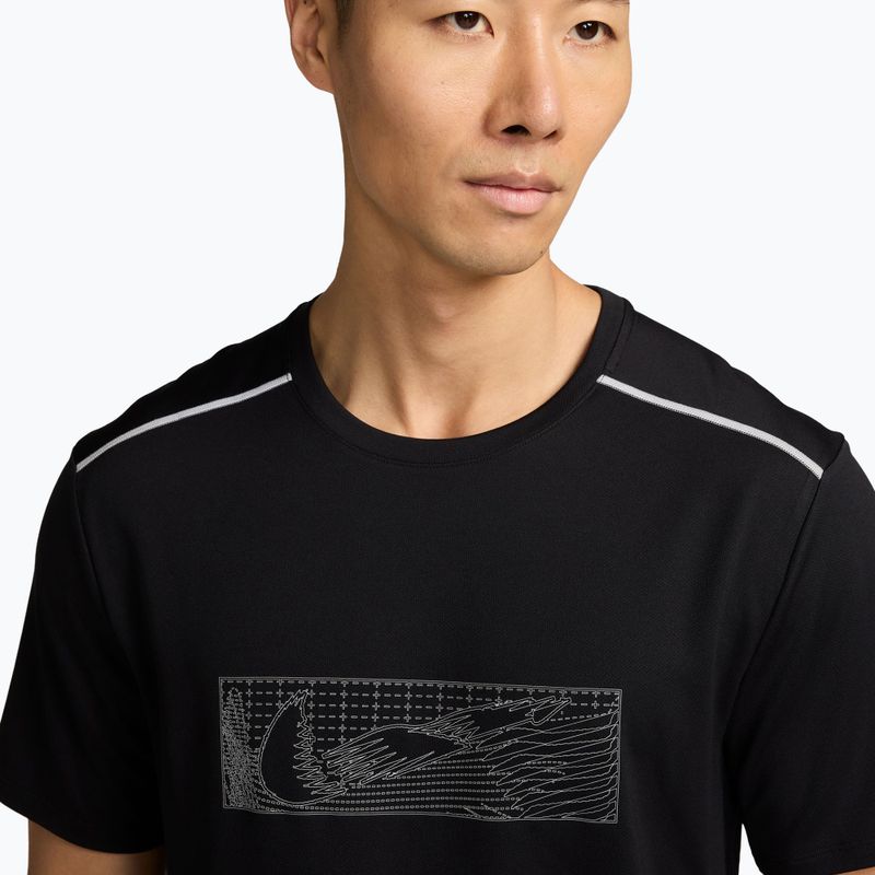 Pánské běžecké tričko Nike Miler black 3