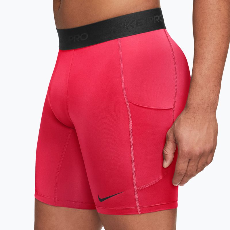 Pánské tréninkové šortky Nike Pro Dri-Fit Fitness Long laser crimson/black 3